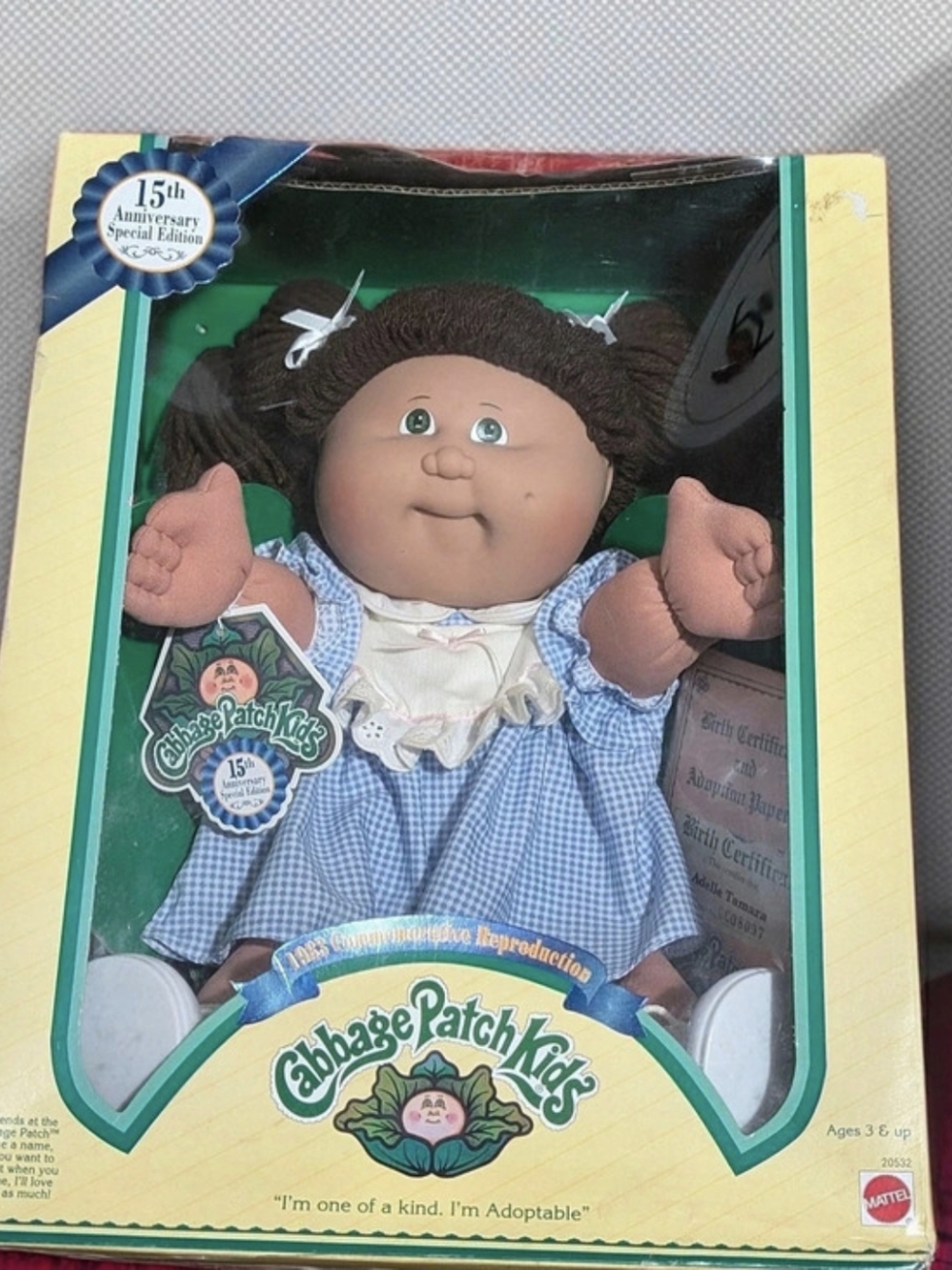Cabbage Patch Kids 15th Anniversary Special Edition 1983 Commemorative